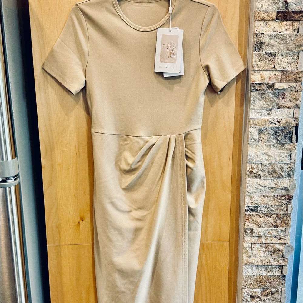 Faux wrap dress-NEW